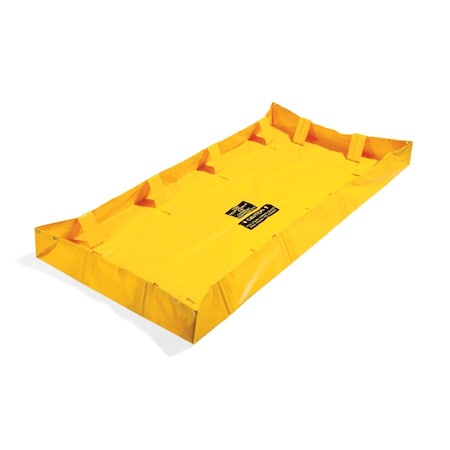 Pig PIG Collapse-A-Tainer Lite Spill Containment Berm Yellow 8' L x 4' W x 8" H PAK722-YW